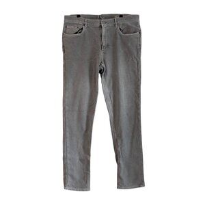 Faherty Iron Gray Stretch Terry 5 Pocket Pants Mens Size 36